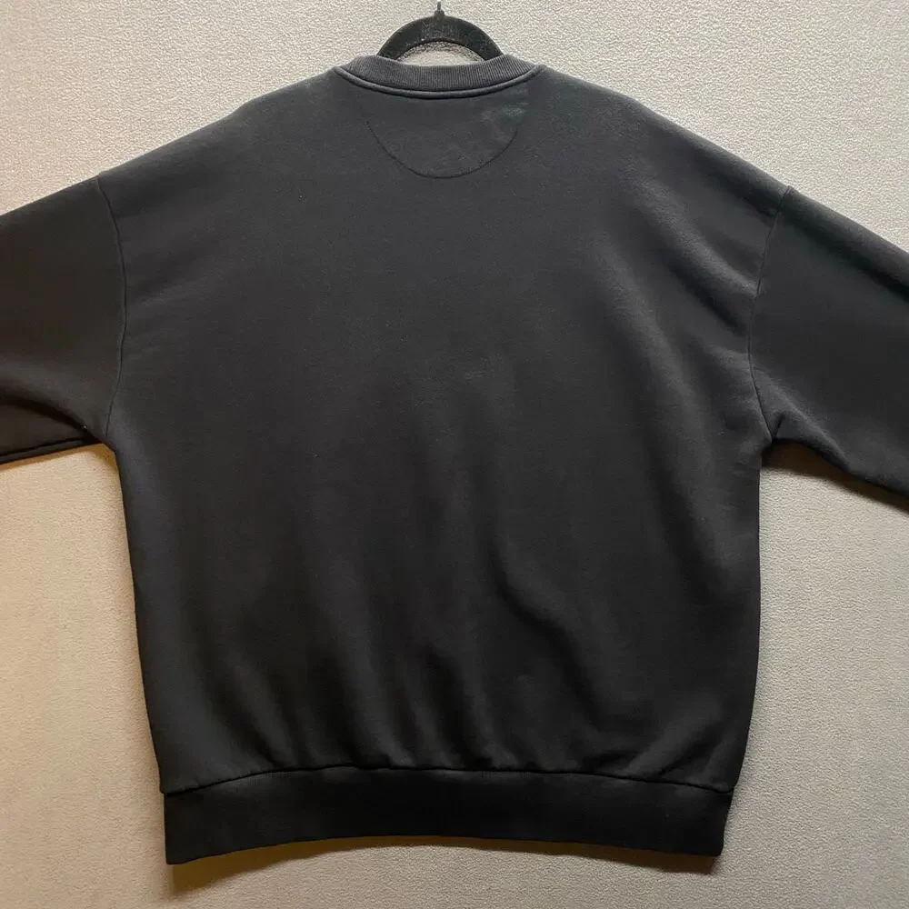 Alter Ego Running Peace Skeleton Crew Neck Pullover‎ Sweatshirt Mens XL Black